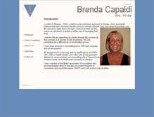 Tablet Screenshot of brendacapaldi.com